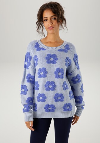 Aniston CASUAL Sweater in Blue