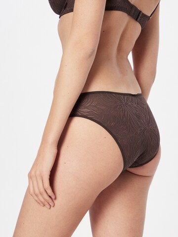 Slip 'Sheer Marquisette' Calvin Klein Underwear en marron