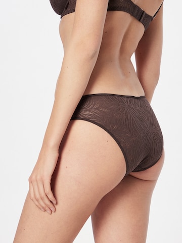 Calvin Klein Underwear Slip 'Sheer Marquisette' i brun