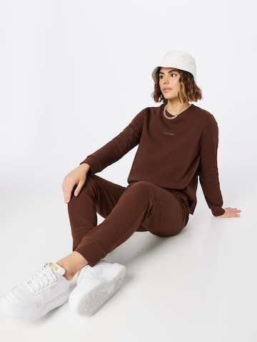 Calvin Klein - Tapered Pantalón en marrón