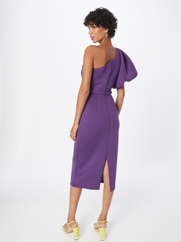 Jarlo Cocktail Dress 'Velvette' in Purple