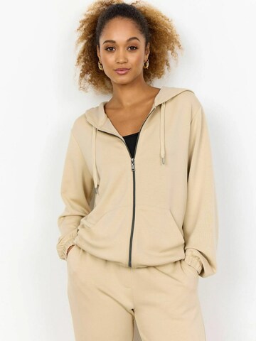 Soyaconcept Sweatjacke 'Banu 177' in Beige: Vorderseite
