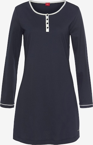 Chemise de nuit s.Oliver en bleu : devant