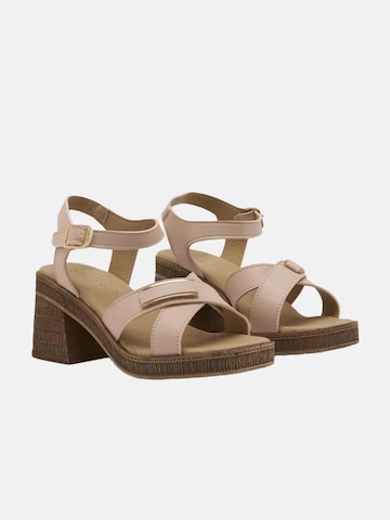 Limoya Sandals in Beige