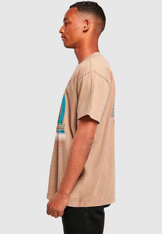 Merchcode Shirt 'Powerslave - World Slavery Tour' in Beige