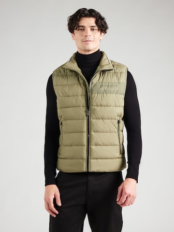 BOSS Vest 'H-Cenito' in Green: front
