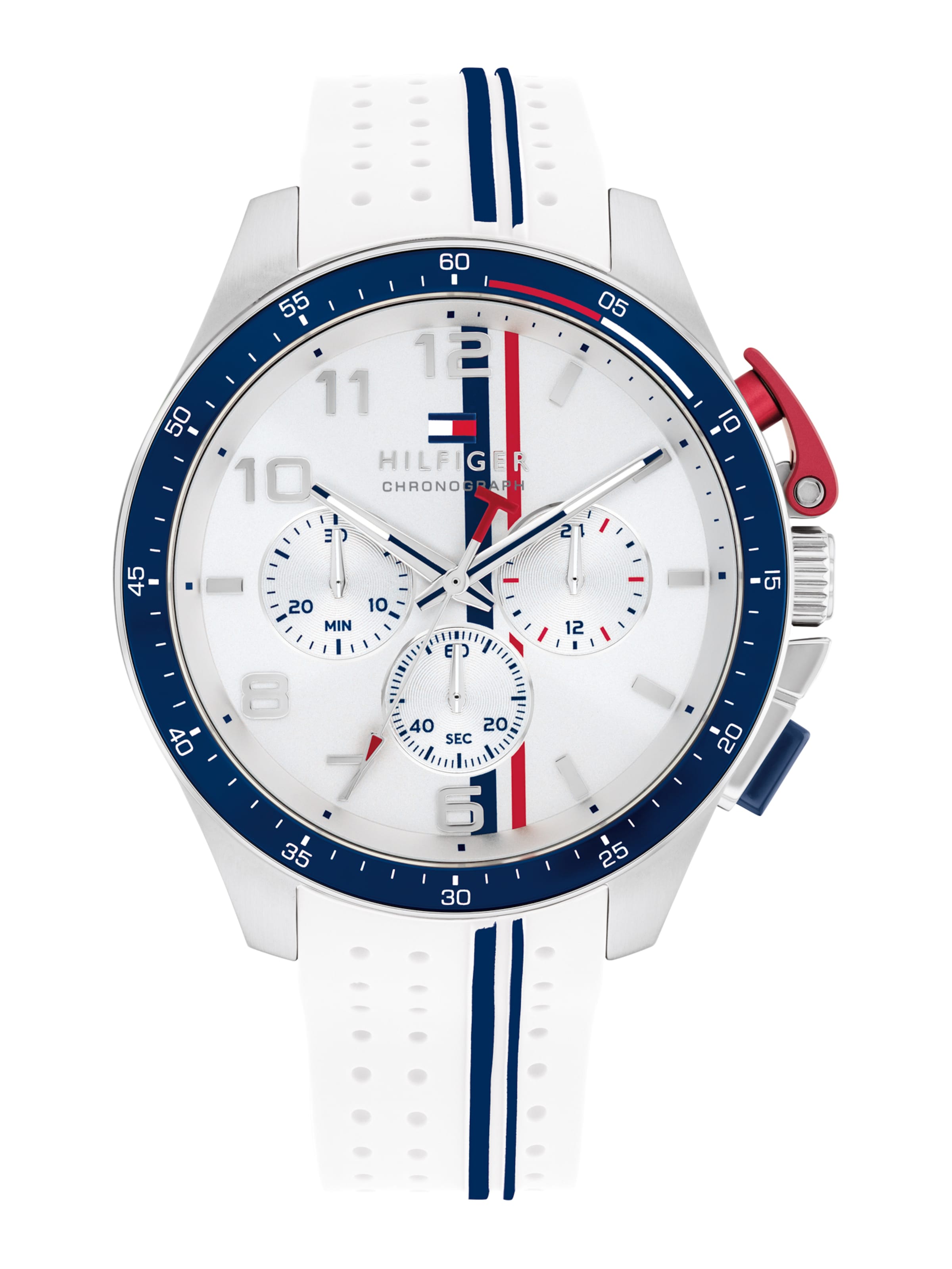 TOMMY HILFIGER Analóg órák 'BANK' - fehér: elől