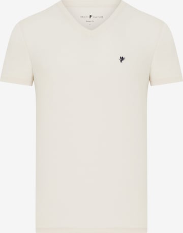 DENIM CULTURE - Camiseta ' JACK ' en beige