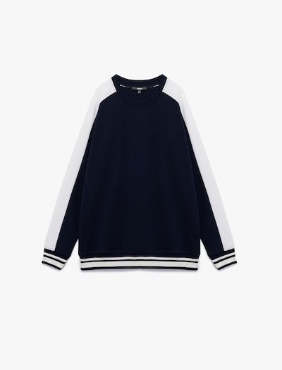 Koton Sweatshirt in Navy / White, Item view