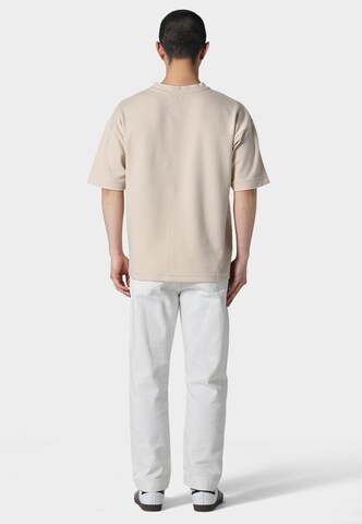 T-Shirt 'JAQUARD V1' Pas De Monaco en beige