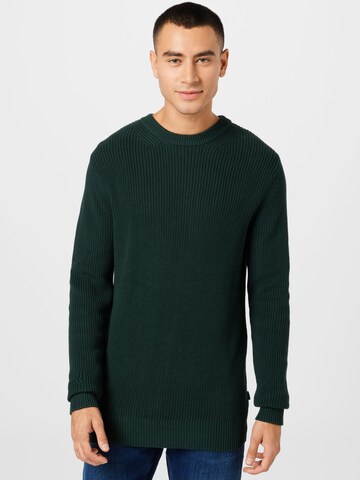 JACK & JONES Sweater in Green: front