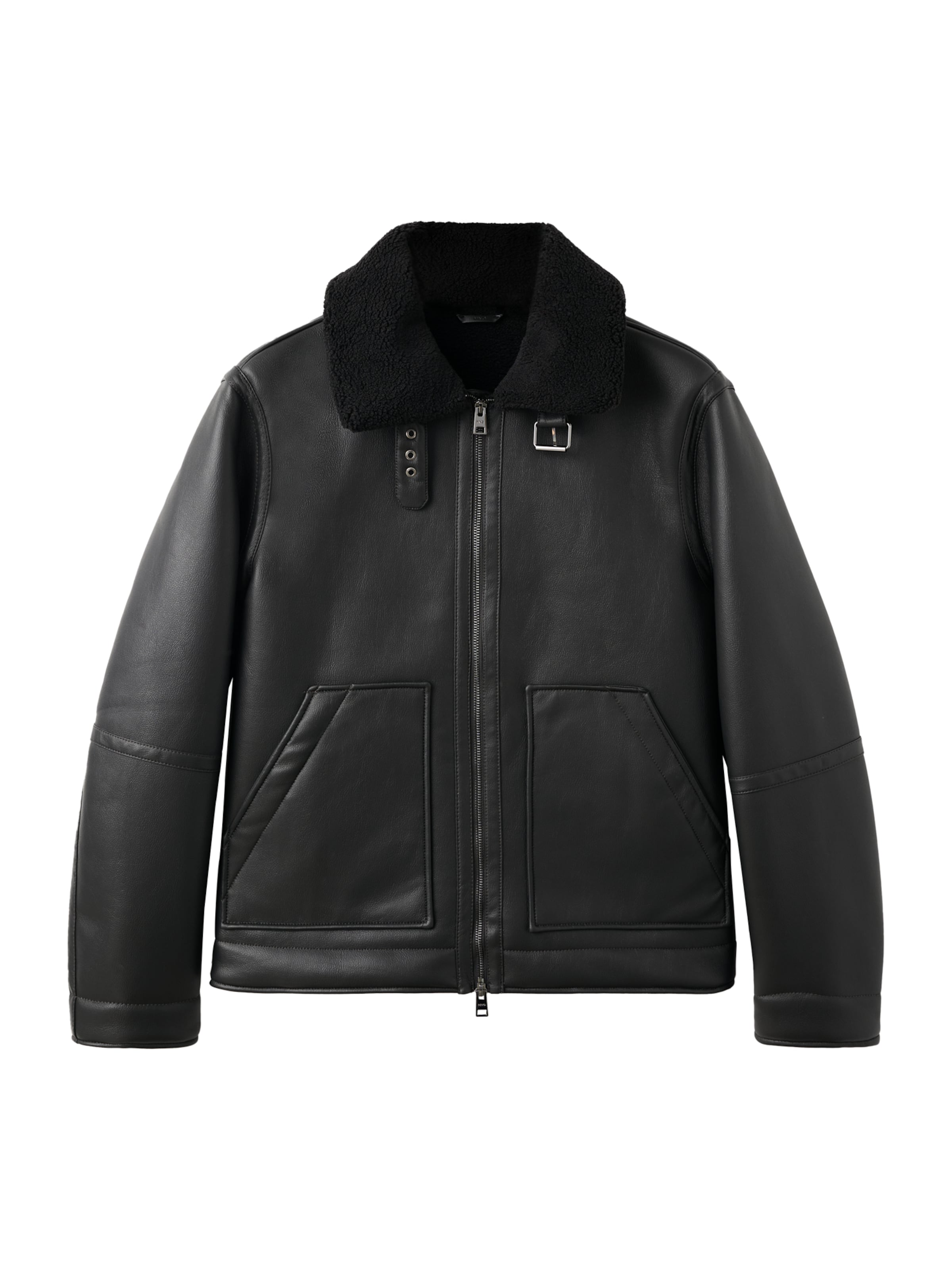 MANGO MAN Overgangsjakke 'ETHAN' i sort: forside