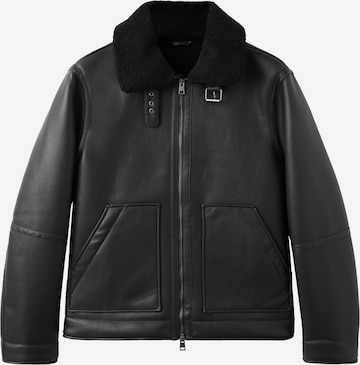 MANGO MANPrijelazna jakna 'ETHAN' - crna boja: prednji dio