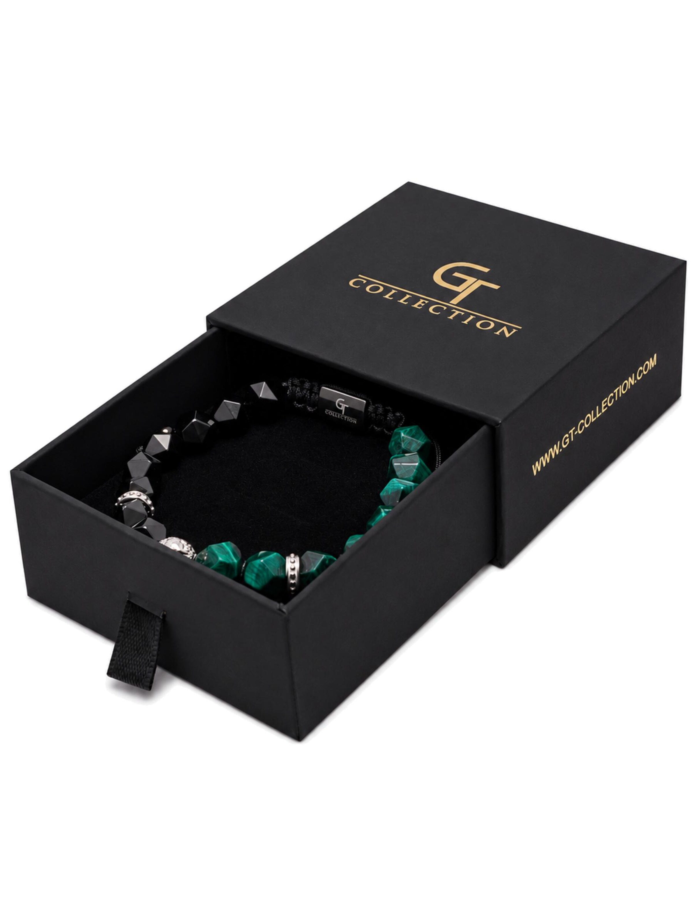 GT Collection Bransoletka 'Wild Cat' w kolorze zielony