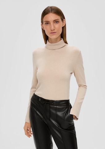 s.Oliver BLACK LABEL Sweater in Beige: front