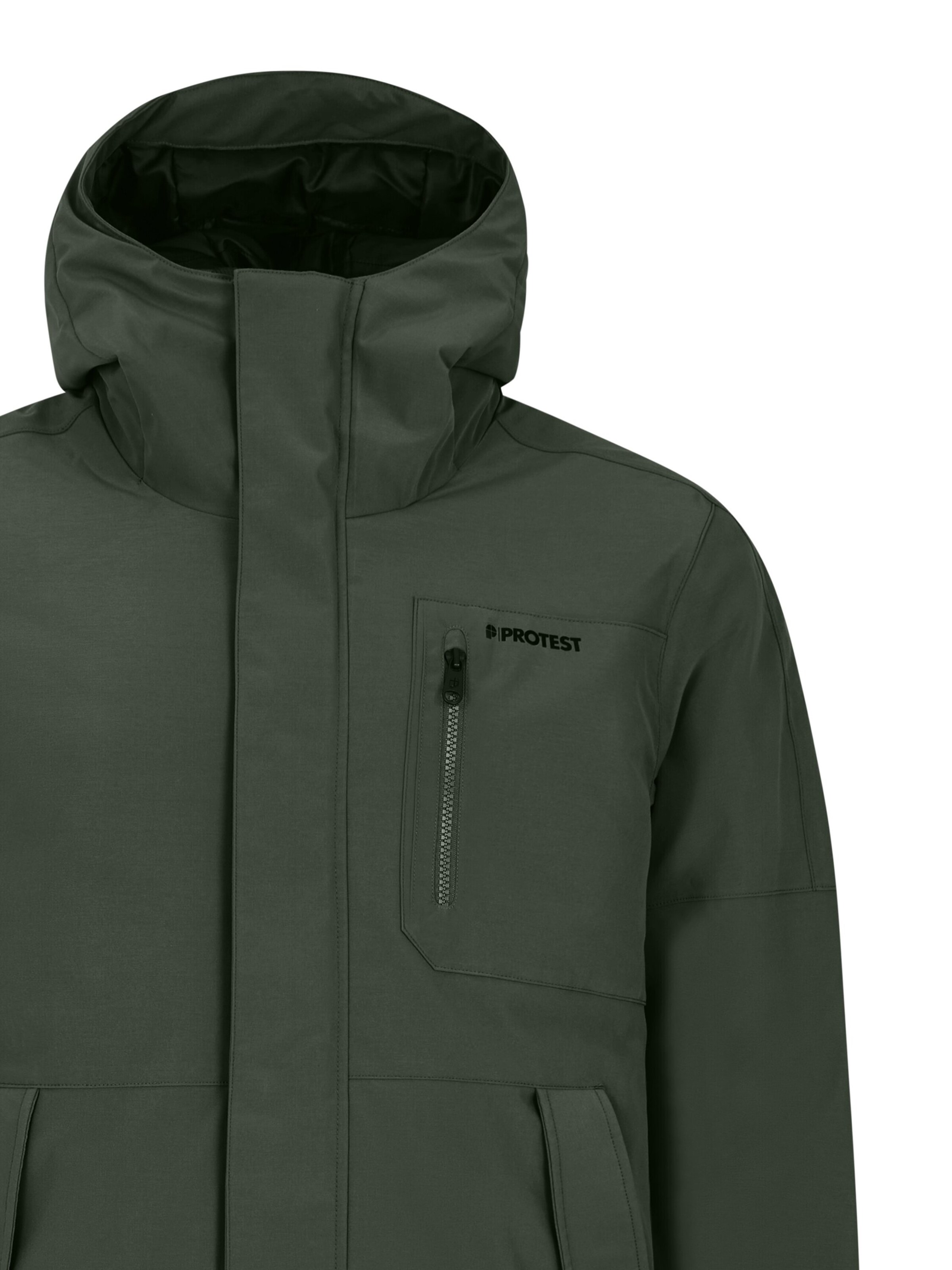 PROTEST Sportjacke 'PRTHEMLEY'‌‌‌‌‌‌‌‌‌‌ in Grün