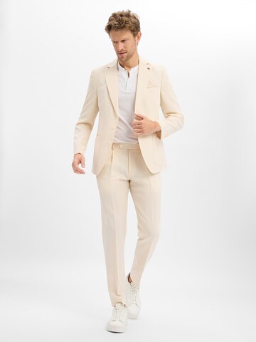 Finshley & Harding London Slimfit Pantalon in Beige