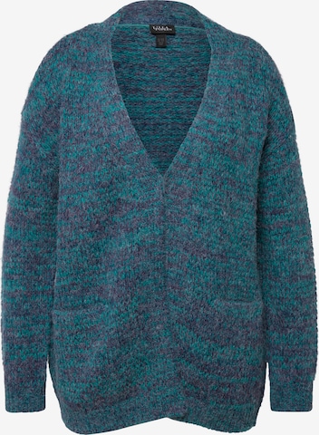 Cardigan Ulla Popken en bleu : devant