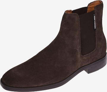 Gordon & Bros Chelsea boots in Bruin: voorkant