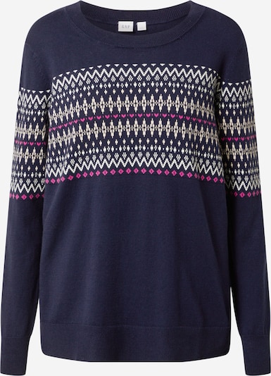 GAP Sweater 'FAIRISLE' in Navy / Purple / White, Item view
