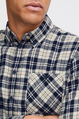 11 Project Regular fit Button Up Shirt 'Hans' in Blue