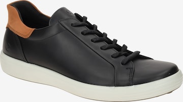 Chaussure à lacets ECCO en noir : devant