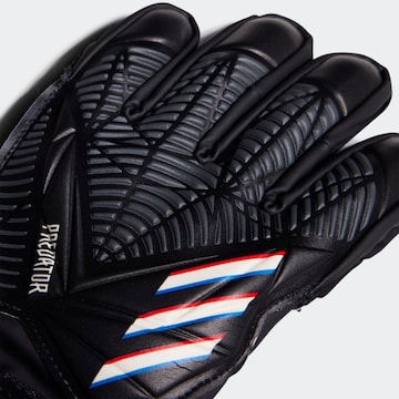 ADIDAS PERFORMANCE Athletic Gloves 'Predator Match Fingersave Goalkeeper' in Black