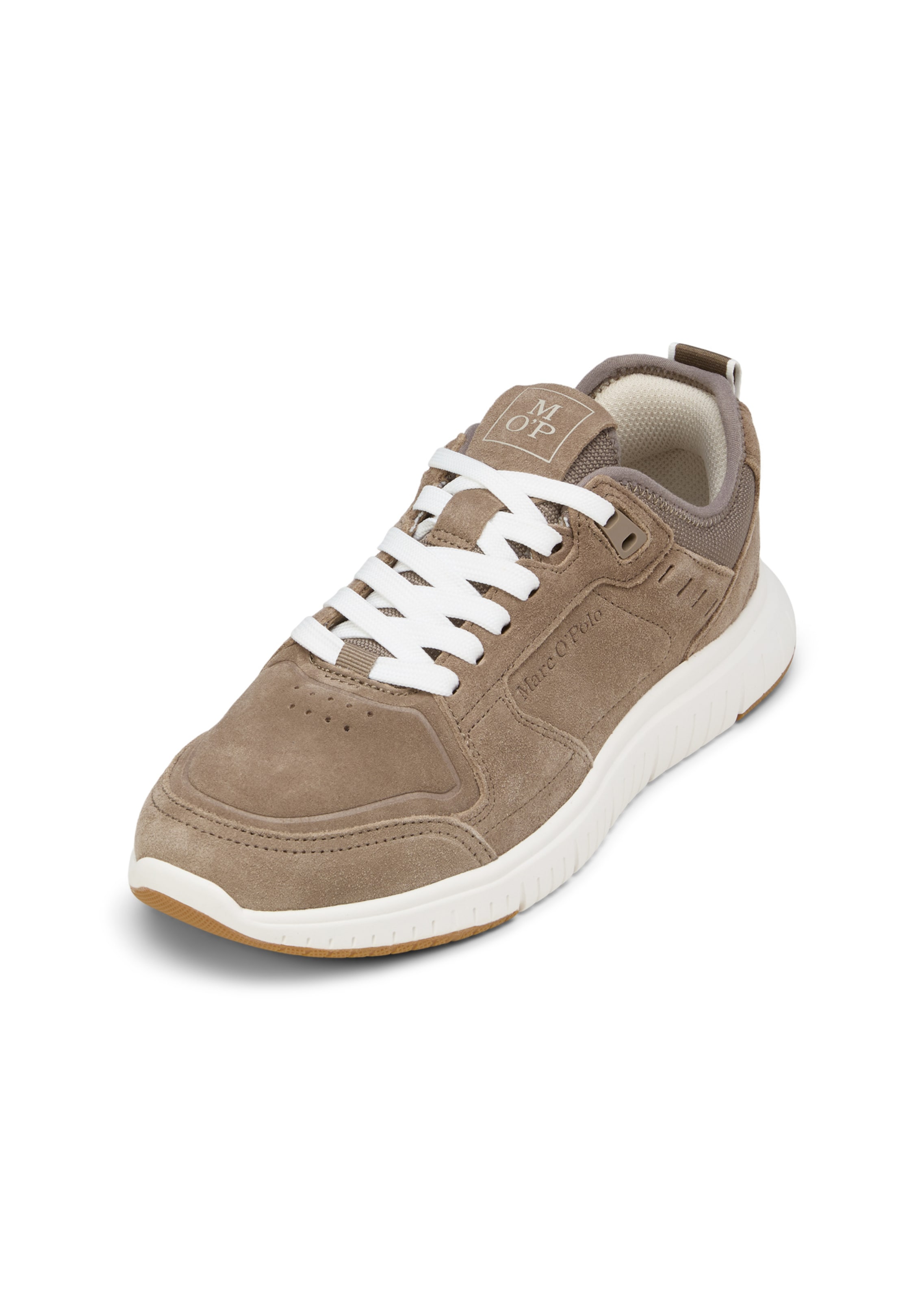 Marc O'Polo Sneakers laag 'Niclas' in Bruin: voorkant
