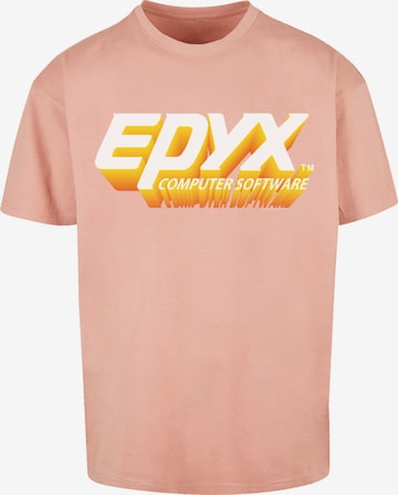F4NT4STIC Shirt 'EPYX Logo 3D' in Oranje: voorkant