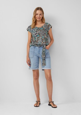 s.Oliver T-Shirt in Schwarz
