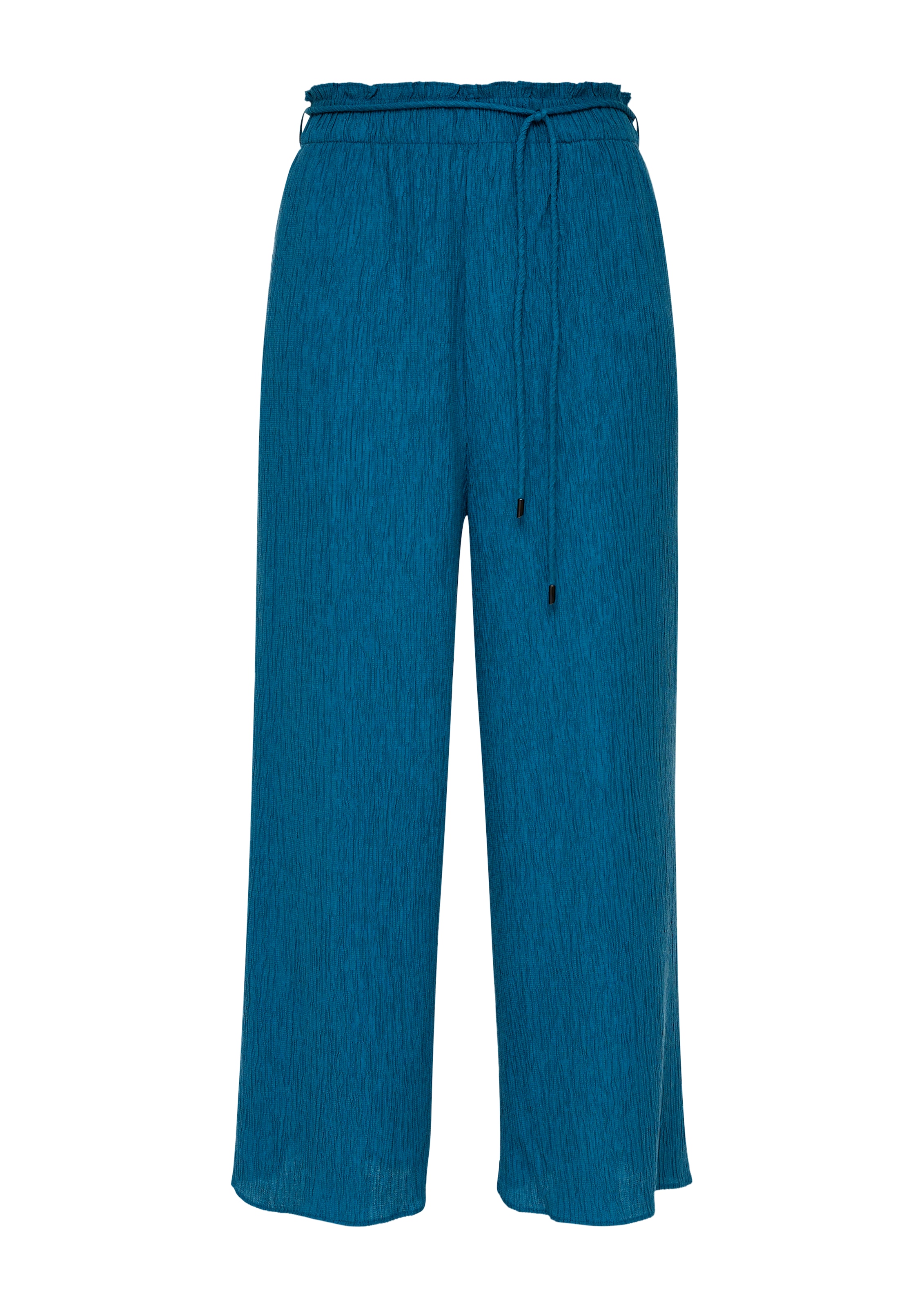 Wide Leg Pantalon s.Oliver BLACK LABEL en bleu : devant
