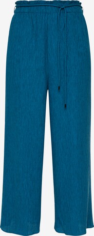 s.Oliver BLACK LABEL Wide leg Broek in Blauw: voorkant