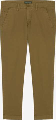 Regular Pantalon chino 'Stig' Marc O'Polo en marron : devant