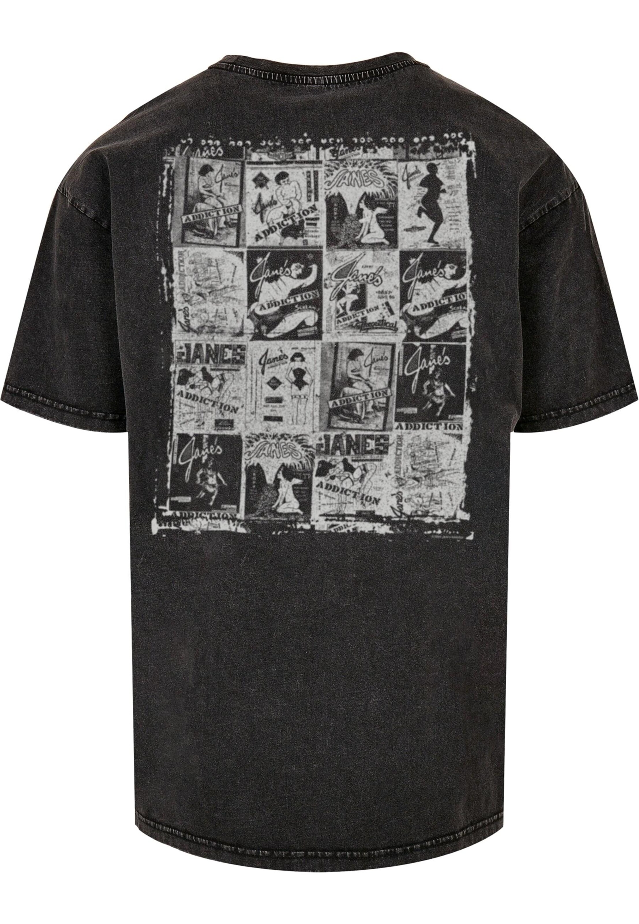 Merchcode Shirt 'Janes Addiction - Poster' in Black