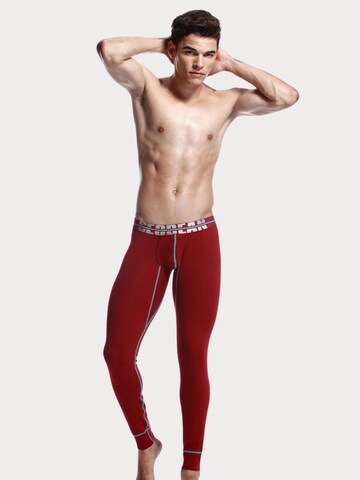 SEOBEAN Long Johns 'Classic Solid' in Red