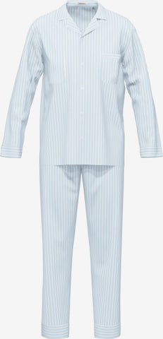 SEIDENSTICKER Pyjama lang in Blauw: voorkant