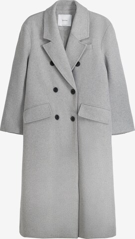 Bershka Between-seasons coat in Grey: front