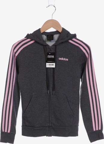 ADIDAS PERFORMANCE Kapuzenpullover XS in Grau: predná strana