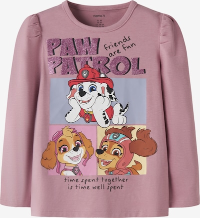 NAME IT Paita 'NMFARNA PAW' koossa 122-128 värissä ruskea / lila / malva / tummanpunainen, Tuotenäkymä
