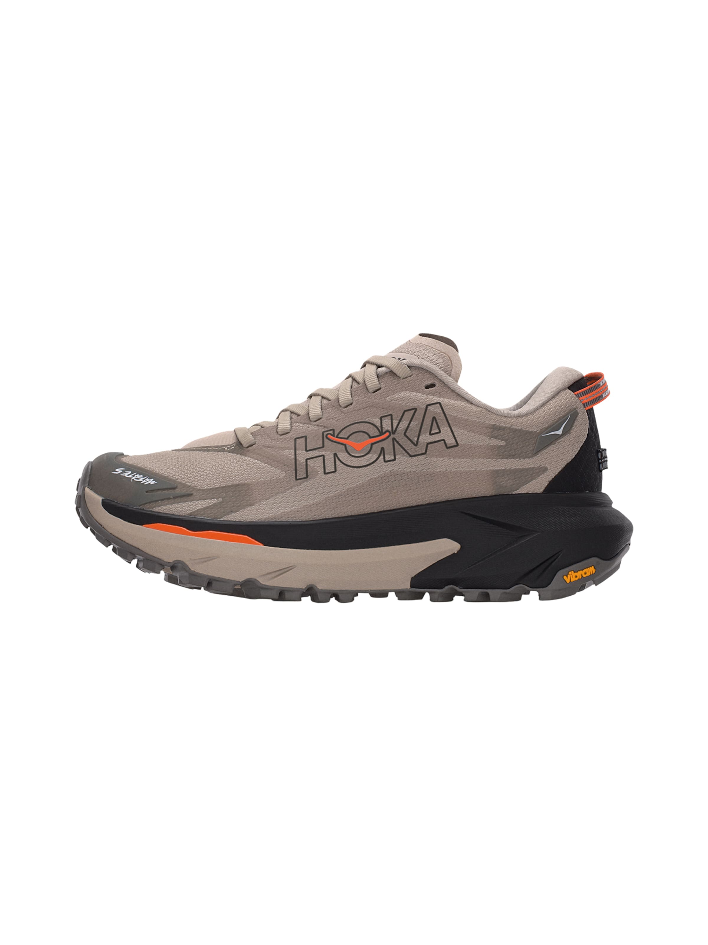 Chaussure de course 'Mafate 5' HOKA en gris : devant