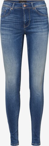 Vero Moda Curve Skinny Jeans i blå: framsida