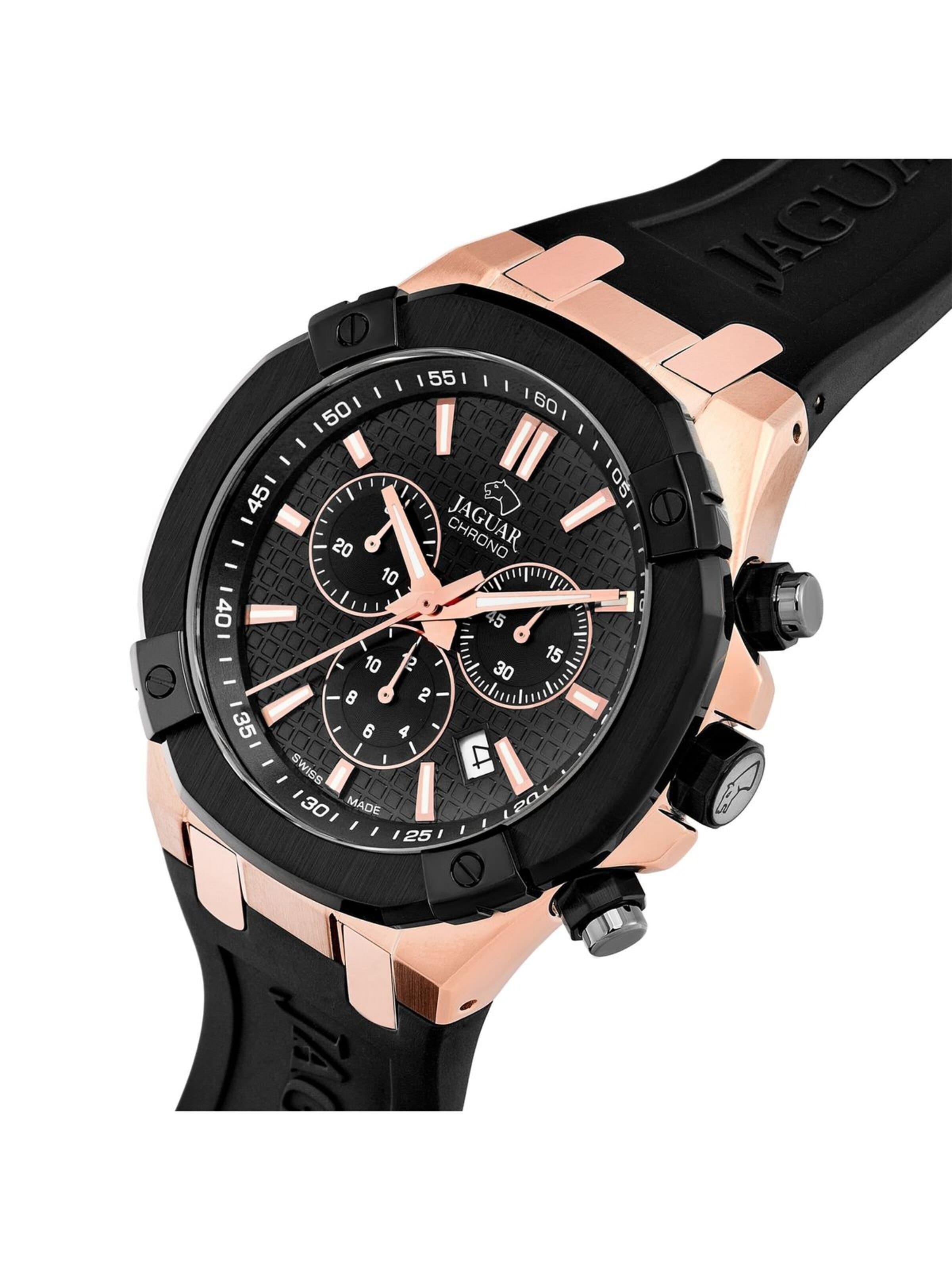 Jaguar Analog Watch 'Diplomatic' in Black
