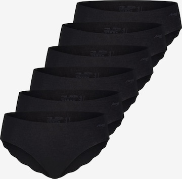 SLOGGI Boyshorts 'ZERO Modal 2.0' in Black: front