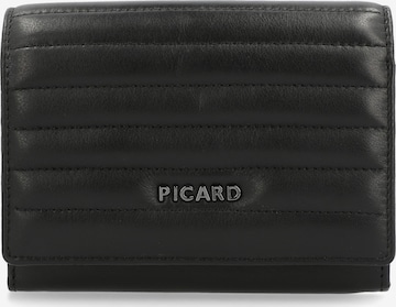 Portamonete di Picard in nero: frontale