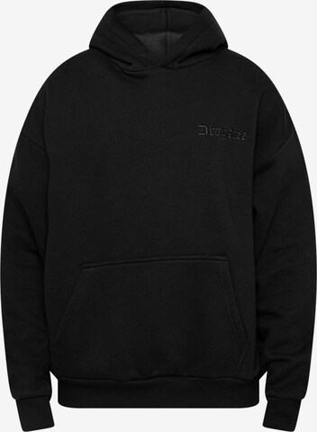 Dropsize Sweatshirt 'Scorpion' in Zwart: voorkant