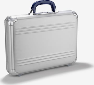 Zero Halliburton Briefcase in Silver: front