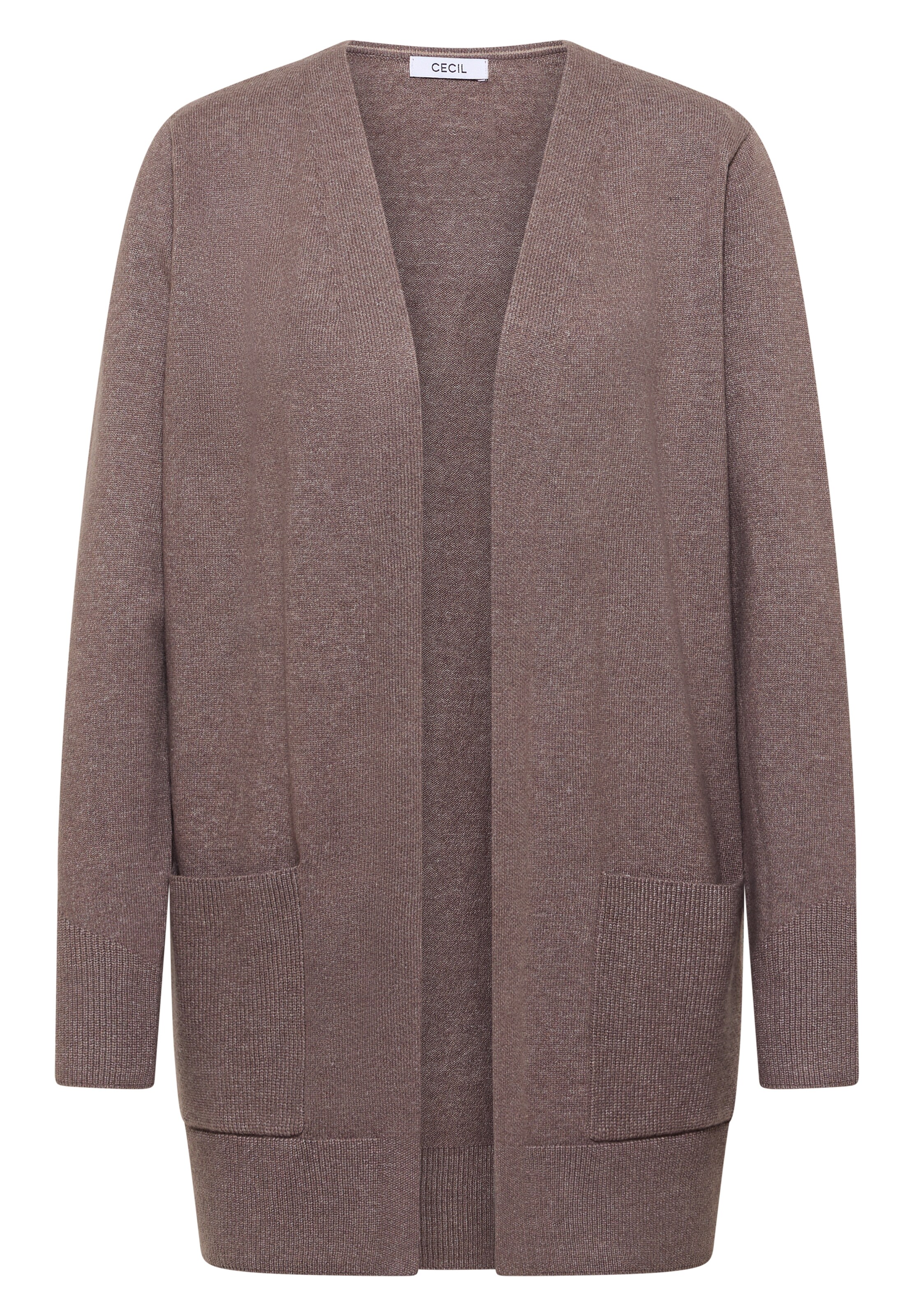 CECIL Knit Cardigan in Grey: front