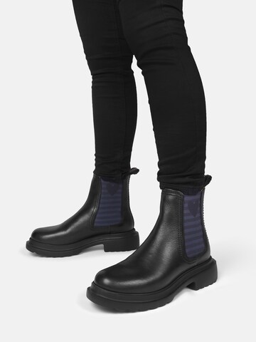 Crickit Chelsea boots ' PANDORRA ' in Zwart: voorkant