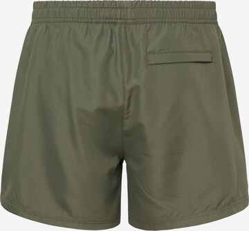 Guido Maria Kretschmer Men Board Shorts 'Gabriel' in Green