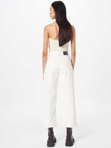 Tranquillo Wide Leg Jeans in Weiß